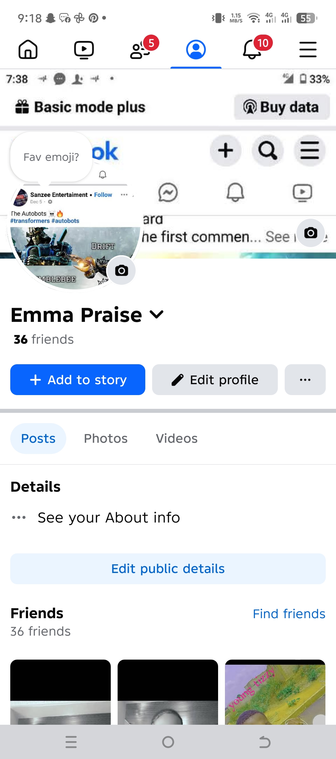 Facebook account 