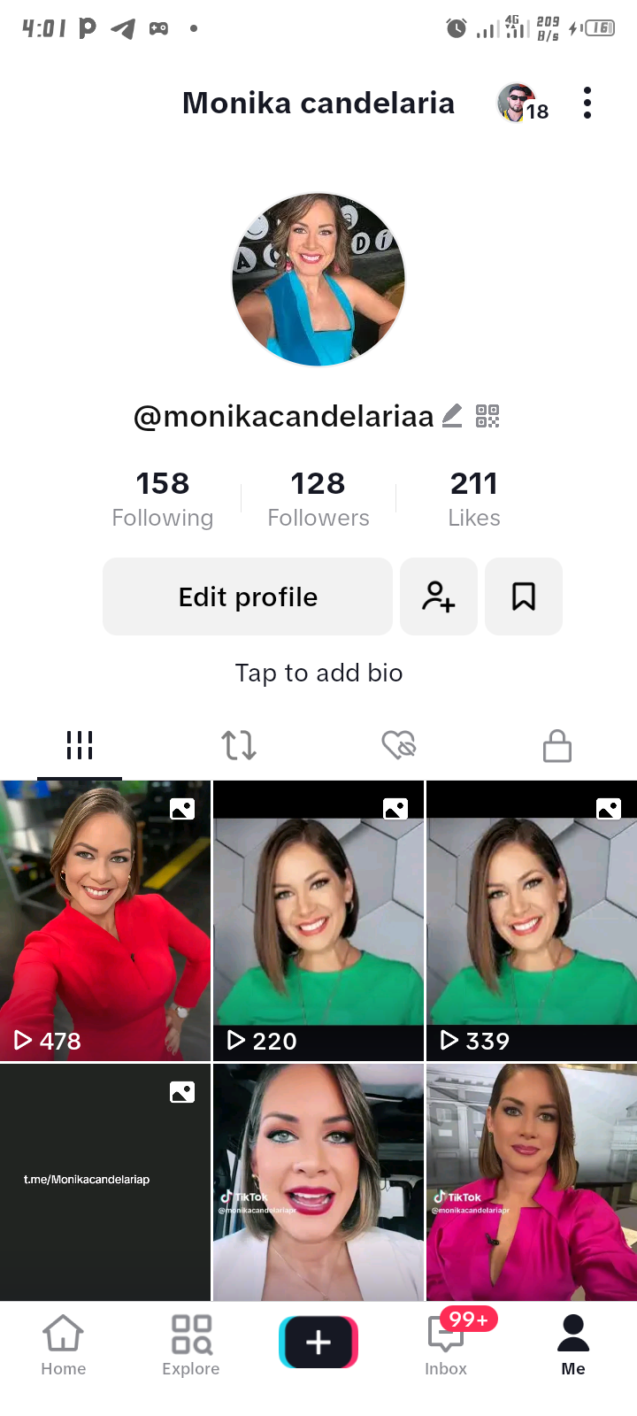 TikTok available 