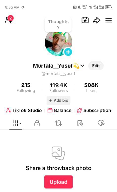 Nigeria Tiktok Account with full access ♿