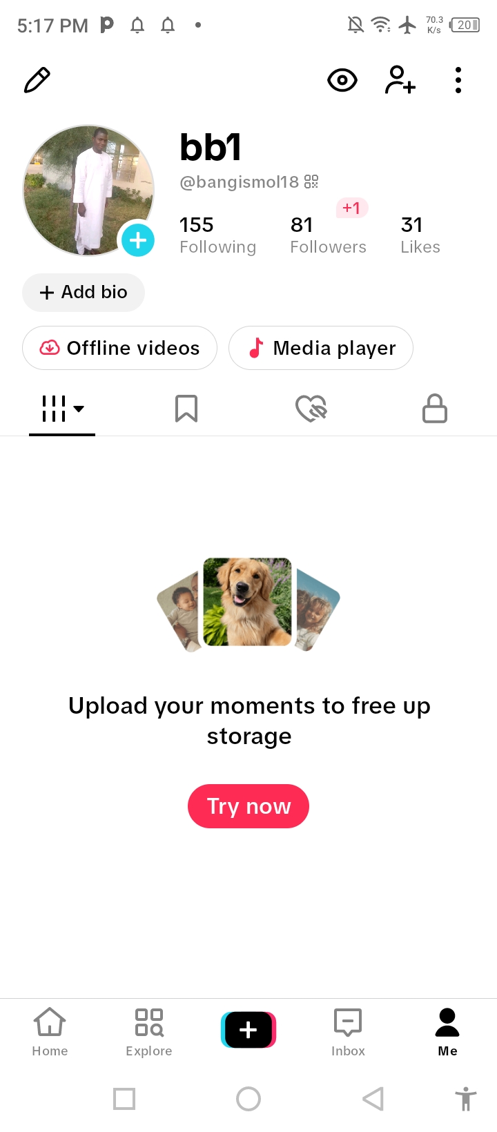 TikTok with 81 followers 