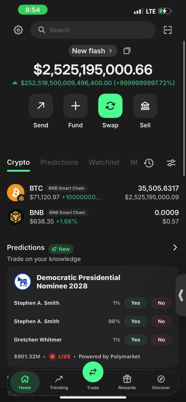 How to do wallet flashing by yourself and you can flash trust wallet and binance wallet and it will reflect to the wallet 
