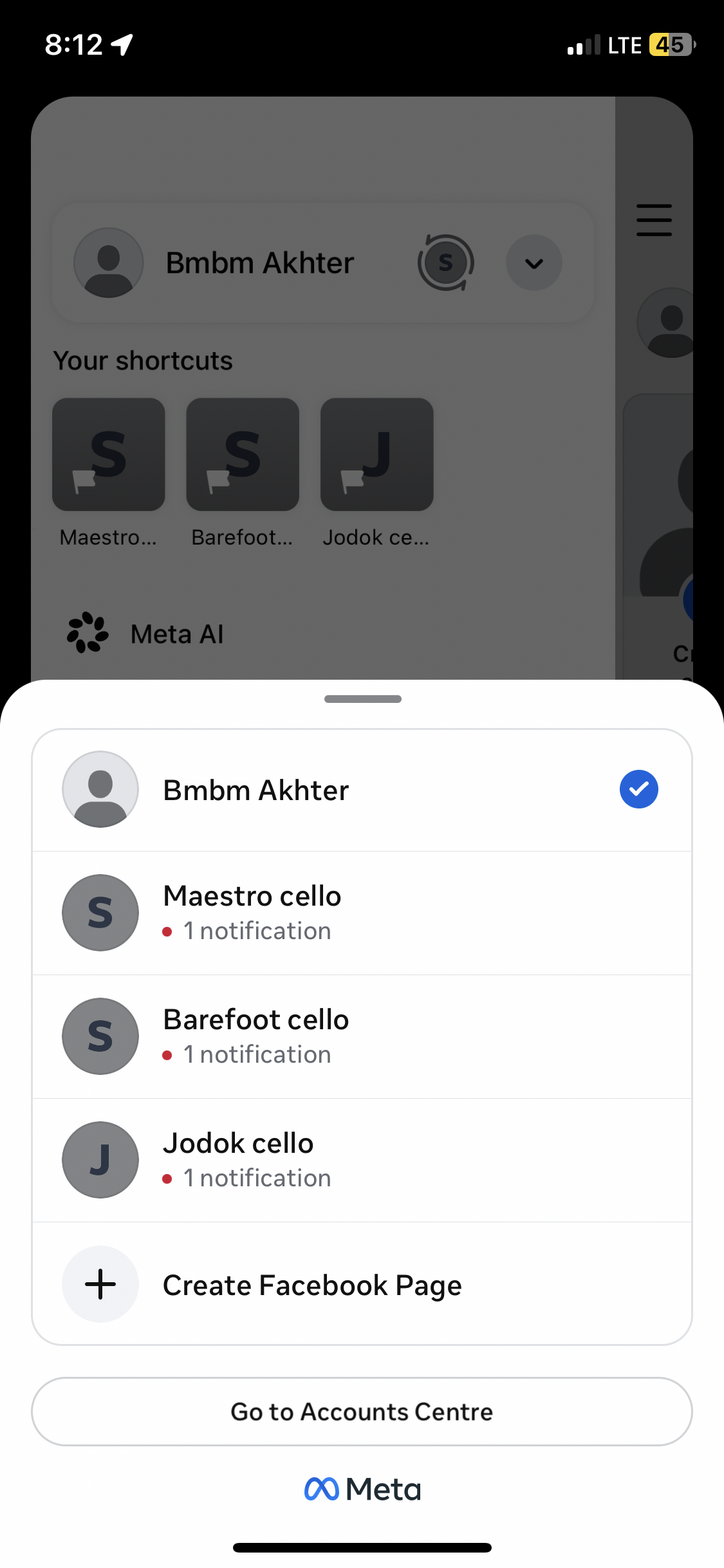 Old USA Facebook can create page 
